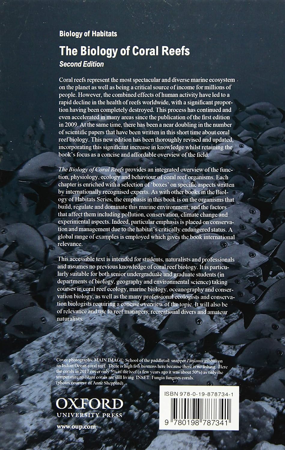 The Biology of Coral Reefs Hardcover – Illustrated, Dec 23 2017