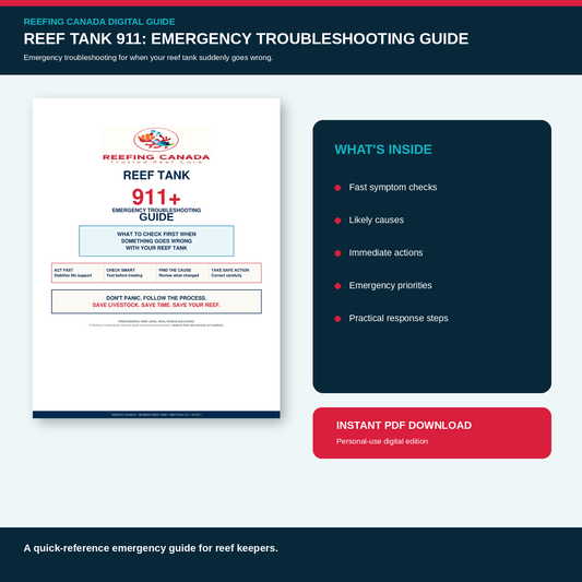 Reef Tank 911 + Emergency Troubleshooting Guide | Digital PDF