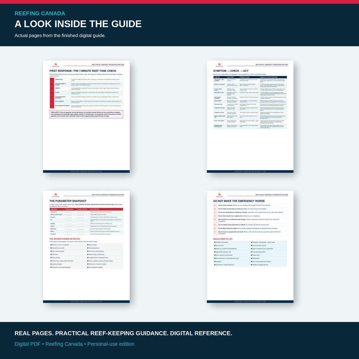Reef Tank 911 + Emergency Troubleshooting Guide | Digital PDF