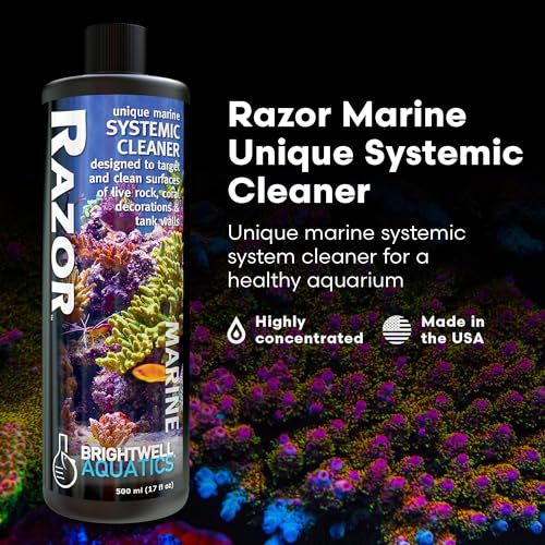Brightwell Aquatics - Razor Marine - Unique Fish Tank Cleaner