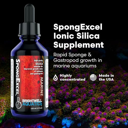 Brightwell Aquatics SpongExcel – Ionic Silica for Marine Aquariums