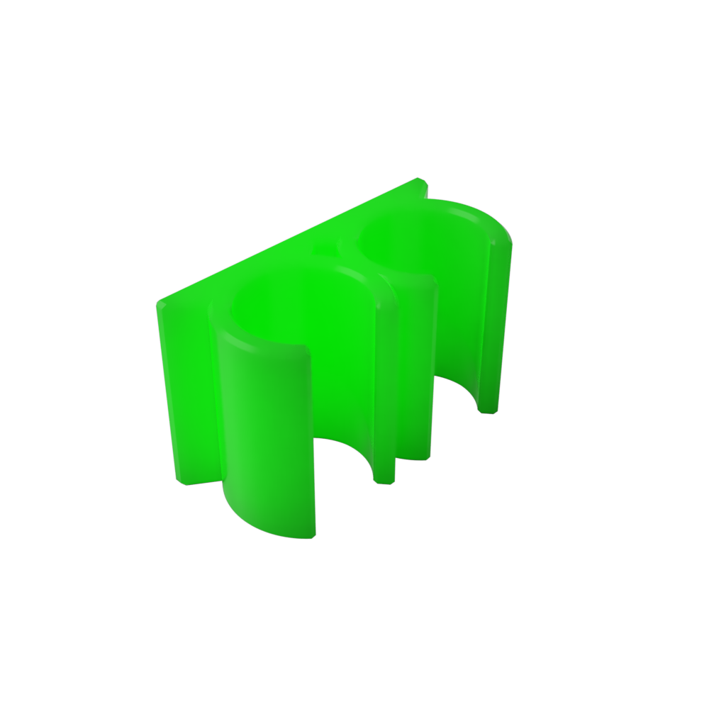 Dosing Line Holder | Wall Mount | 5mm OD