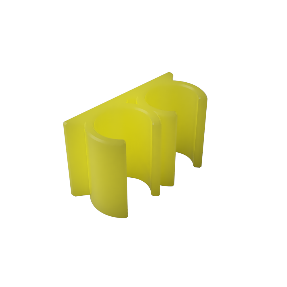 Dosing Line Holder | Wall Mount | 6mm OD