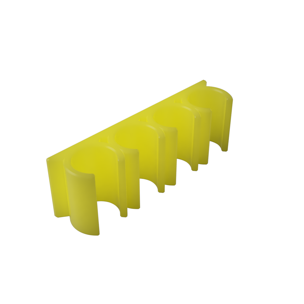 Dosing Line Holder | Wall Mount | 6mm OD