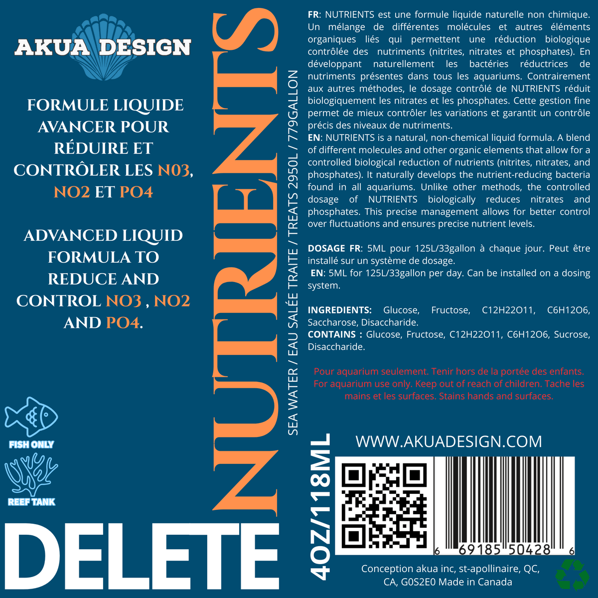Nutrients - Delete